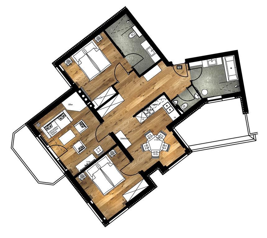 Apartmenthaus Enzian Hochsoelden Kültér fotó